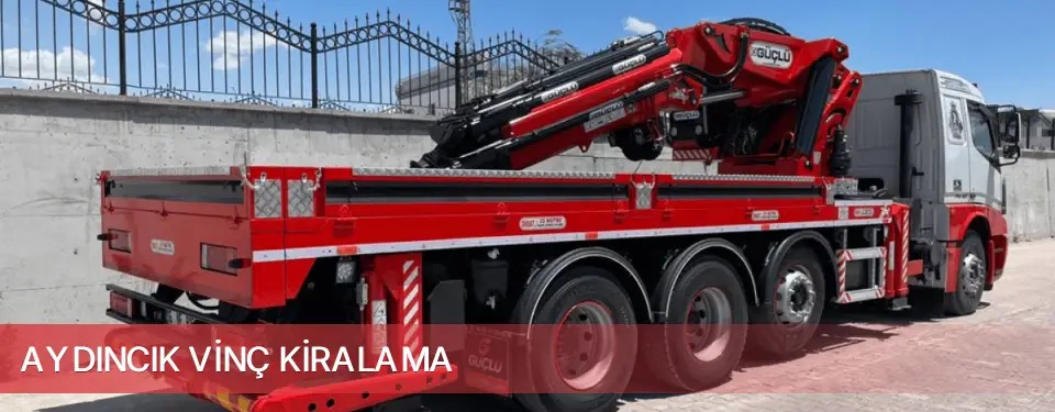 Aydıncık İlçemi Vinç Kiralama